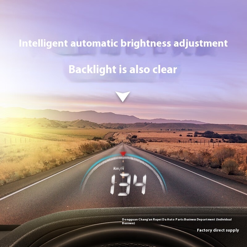 25 Car Hud Head-Up Displays, Universal High-Definition Car Speed Head-Up Multi-Function Projector Obd Ruipai