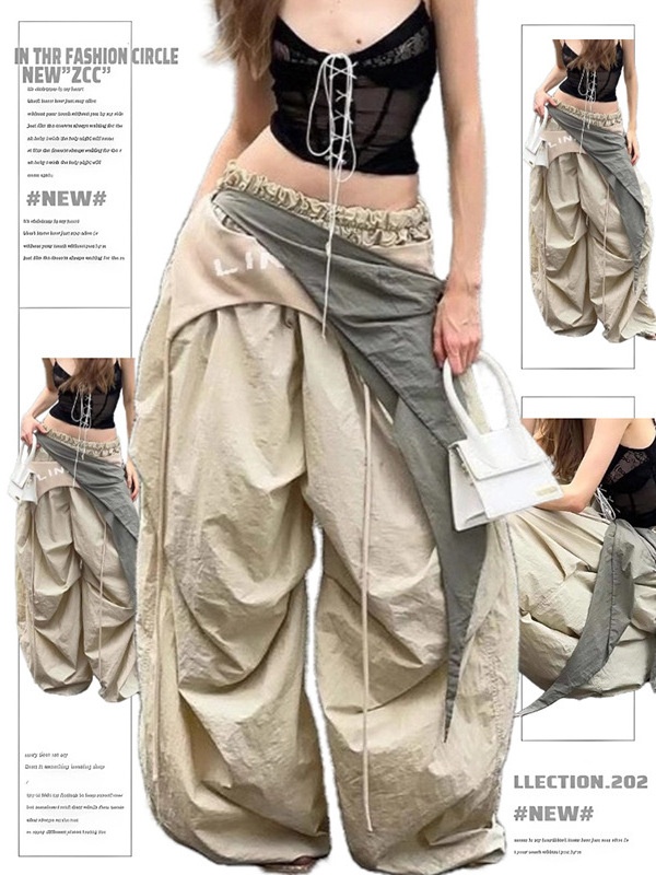 American-style Sexy Loose-fitting Versatile Casual Pants Fashion Cargo Pants