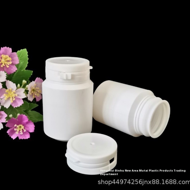 Direct 30 100g 150 200g Tearing Cover PE Plastic Bottle Empty Sample Packing General Packaging