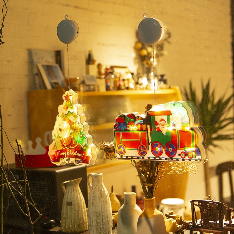 Christmas Suction Cup Lights Window Room Shopping Mall Decorative Lights Led Christmas Light String Holiday Light String