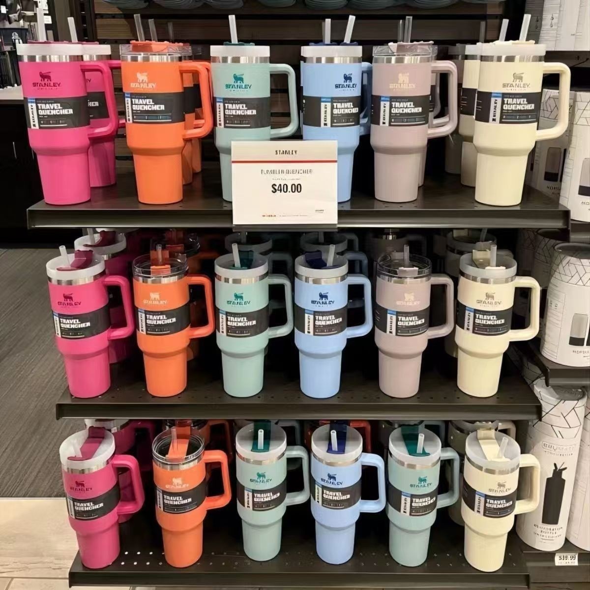 史丹利保温杯stanley大容量车载冰霸保温杯耐高温