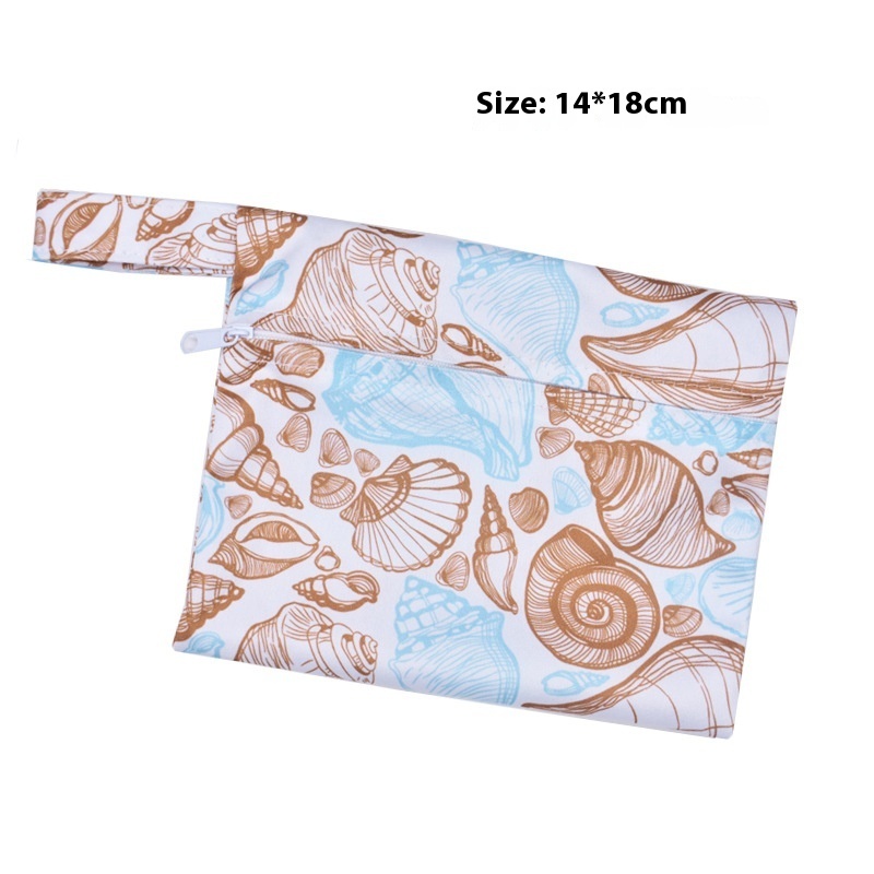 14*18 Washable Diaper Bag Waterproof Breathable Storage Bag Cosmetics Maternal And Child Supplies Sanitary Napkin Storage Bag In Stock