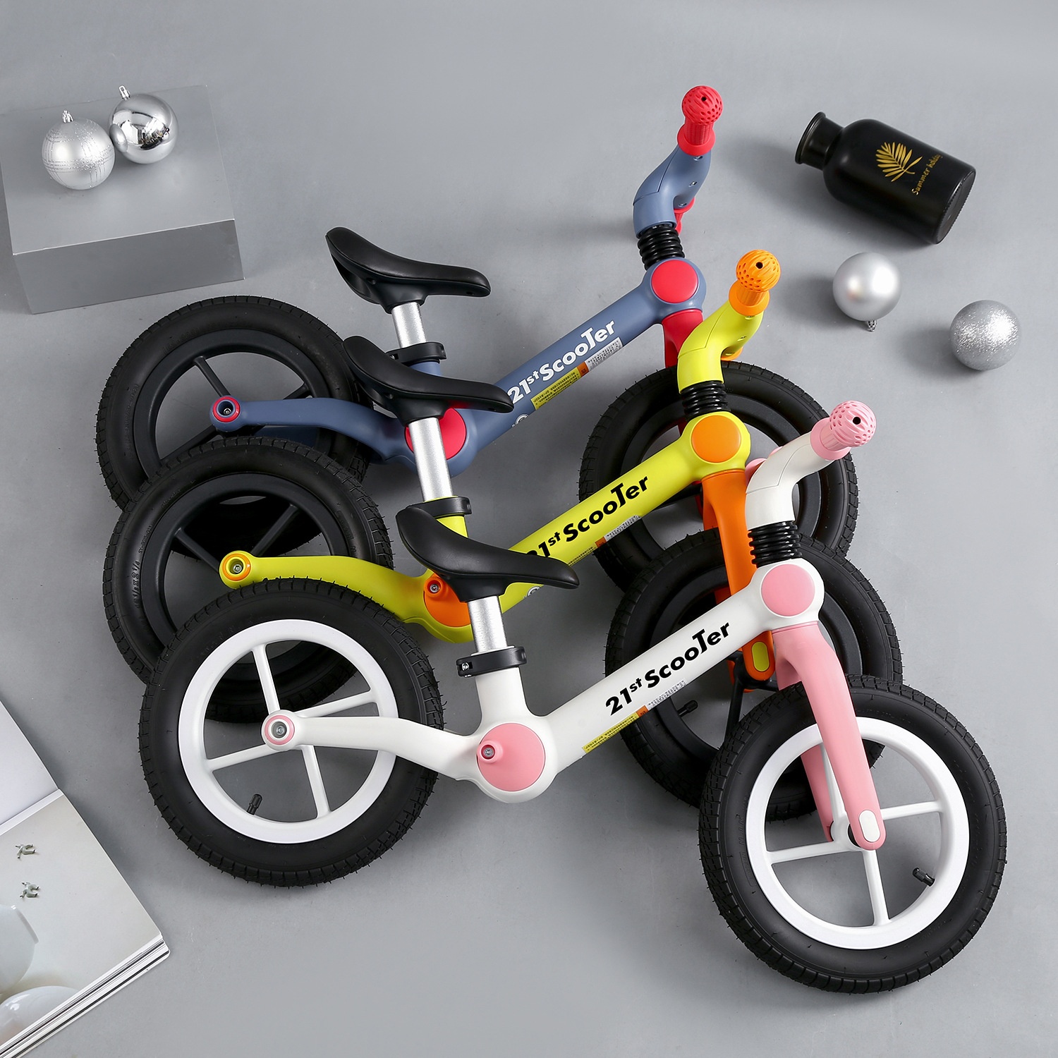 O E M Children's Balance Car Without Pedals,21st Scooter,2-8 Years Old, Scooter, Walker