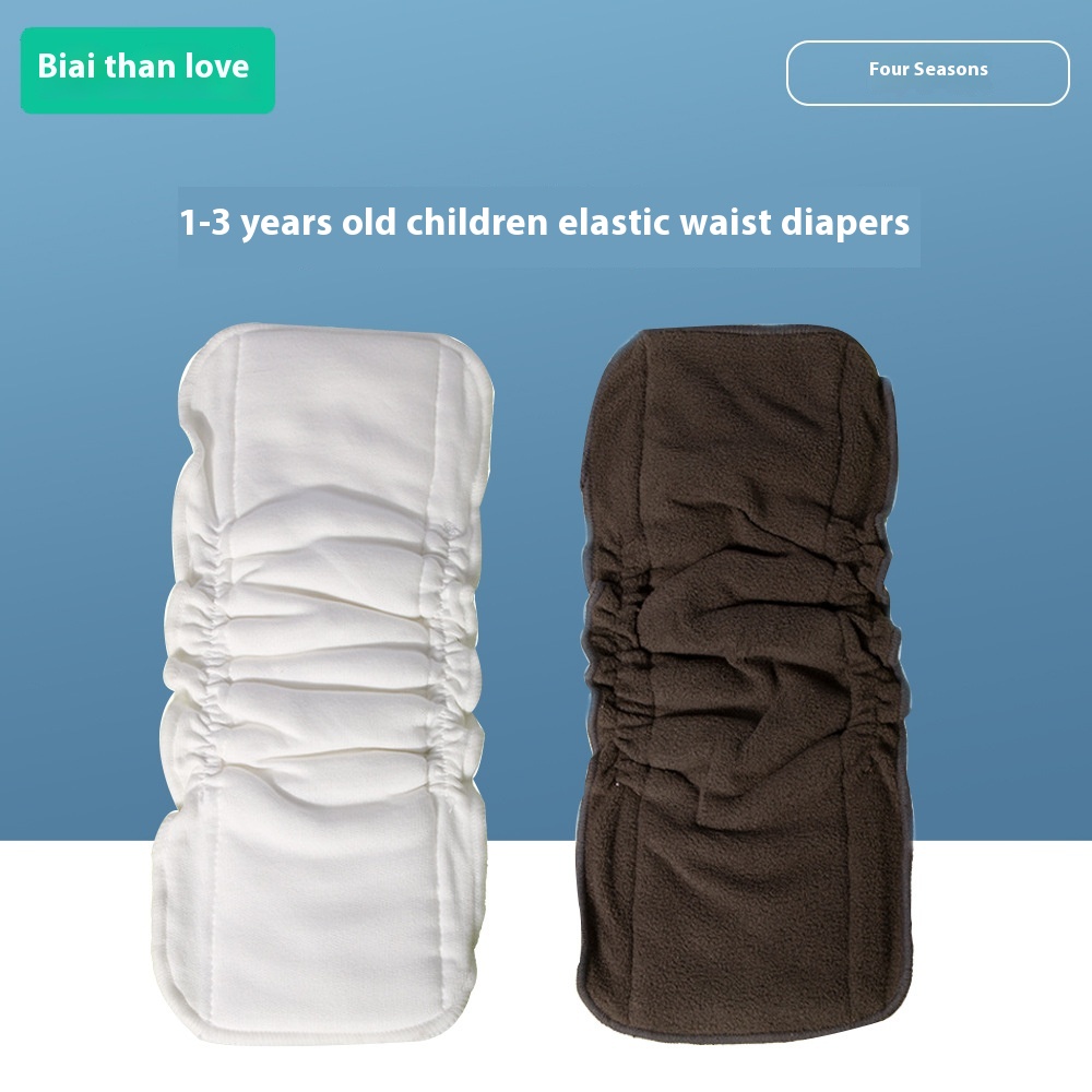 1-3 Years Old Infant Washable Reusable Baby Elastic Diapers Breathable Water-absorbing Urine Pad Urine Ring