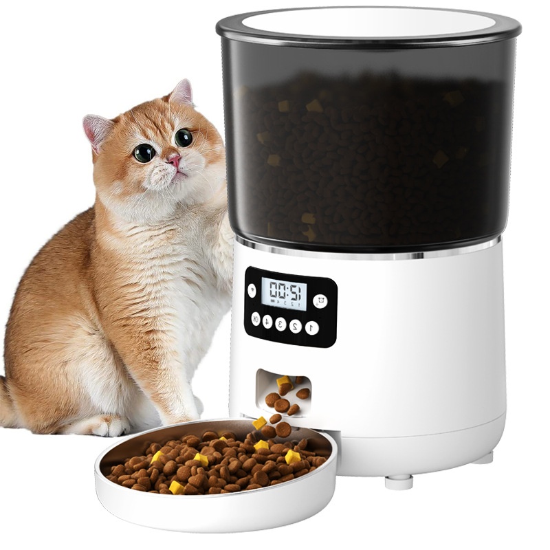 Pet Automatic Feeder4 LSmart Graffiti APPRemote WIFICat And Dog Feeder Voice Video Model