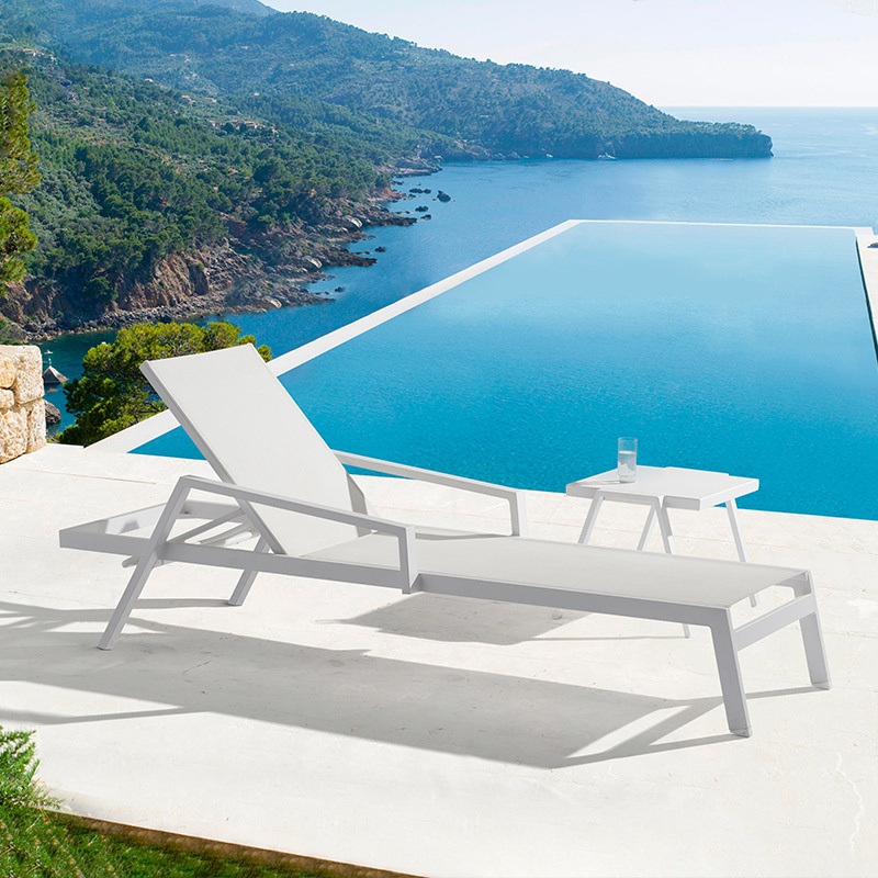 Outdoor Pool Resort Beach Chair Outdoor Lounge Bed Open-air Lounge Chair