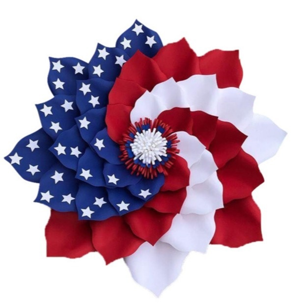 Independence Day American Flag Wreath For The Fourth Of July Home Decoration