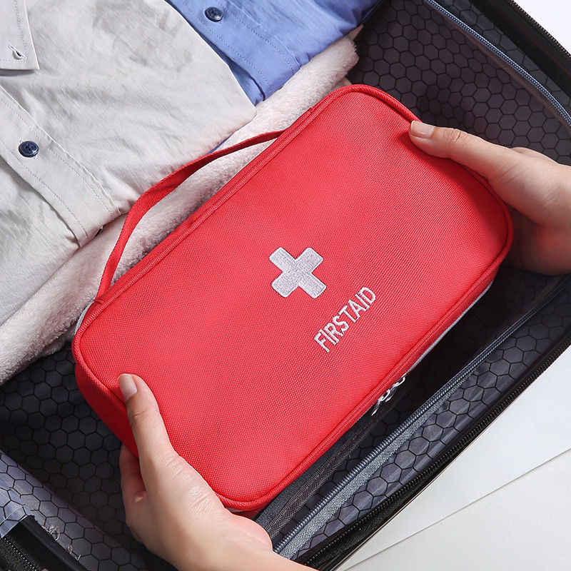 Portable Emergency First Aid Bag Primary School Student Epidemic Prevention Bag Children's Drug Storage Bag Drug Storage Bag Emergency Medical Bag