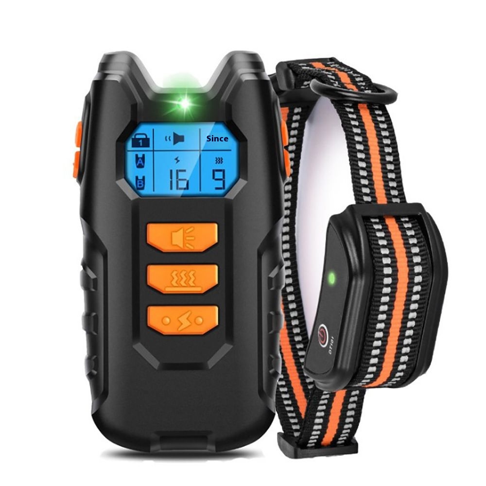 Remote Control Dog Training Collar Pet Barking Training Artifact1000 Meters Obstacle Remote Control Dog