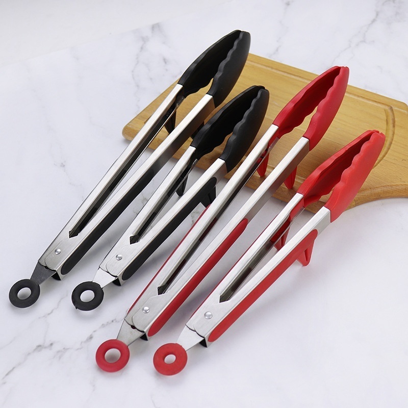 Silicone Food Clip With Stand9 Inch12 Inch Barbecue Clip Silicone Food Clip Bread Clip Salad Food Clip