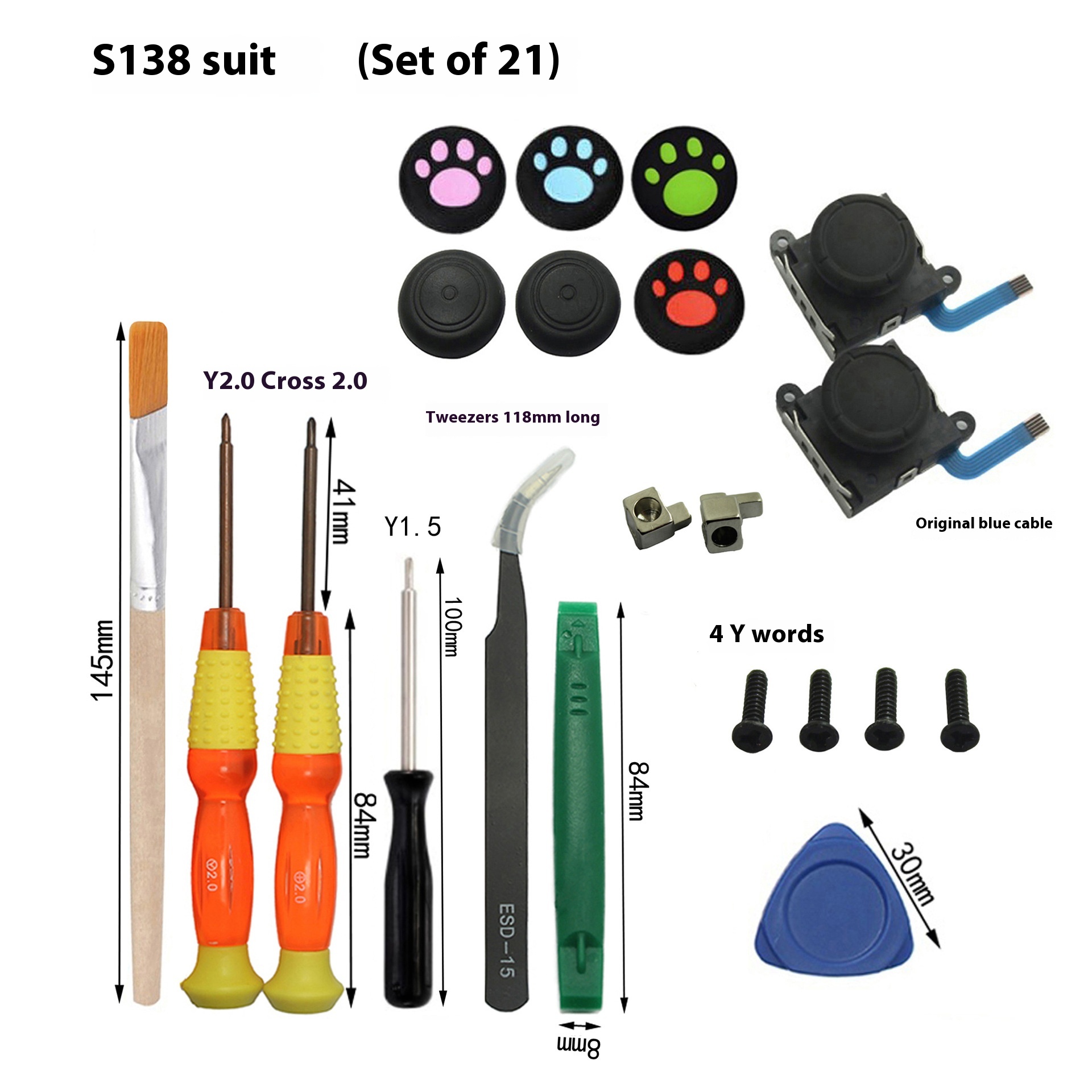 Nintendo Switch Game Joystick Joycon Repair Screwdriver Set Ns Left And Right Handle Disassembly Tool