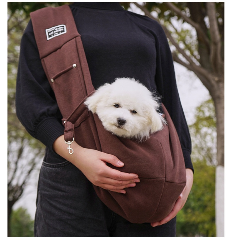Pet Dog Backpack Cat And Dog Outing Shoulder Bag Crossbody Bag Pet Shoulder Bag