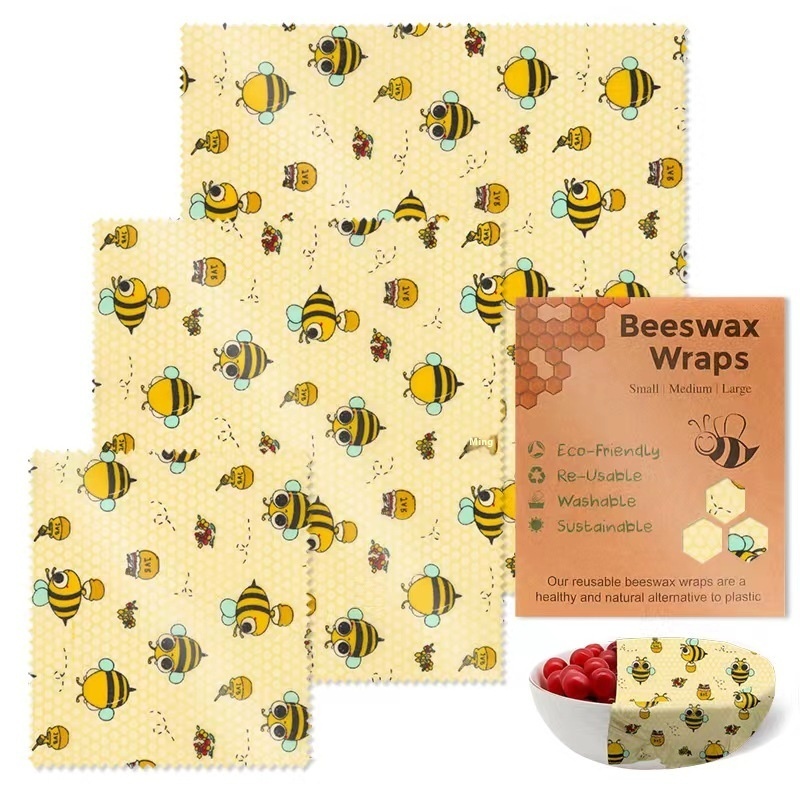 Beeswax Cling Film Cling Paper Reusable Food Packaging Cotton Cloth Hit