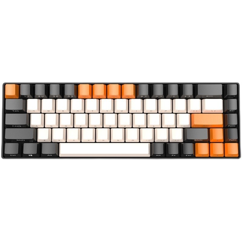 Akko DK68 Mechanical Keyboard RGBBluetooth Tri-Mode Customizable Hot-Swappable With Blue,Black,Red,And Brown Switches