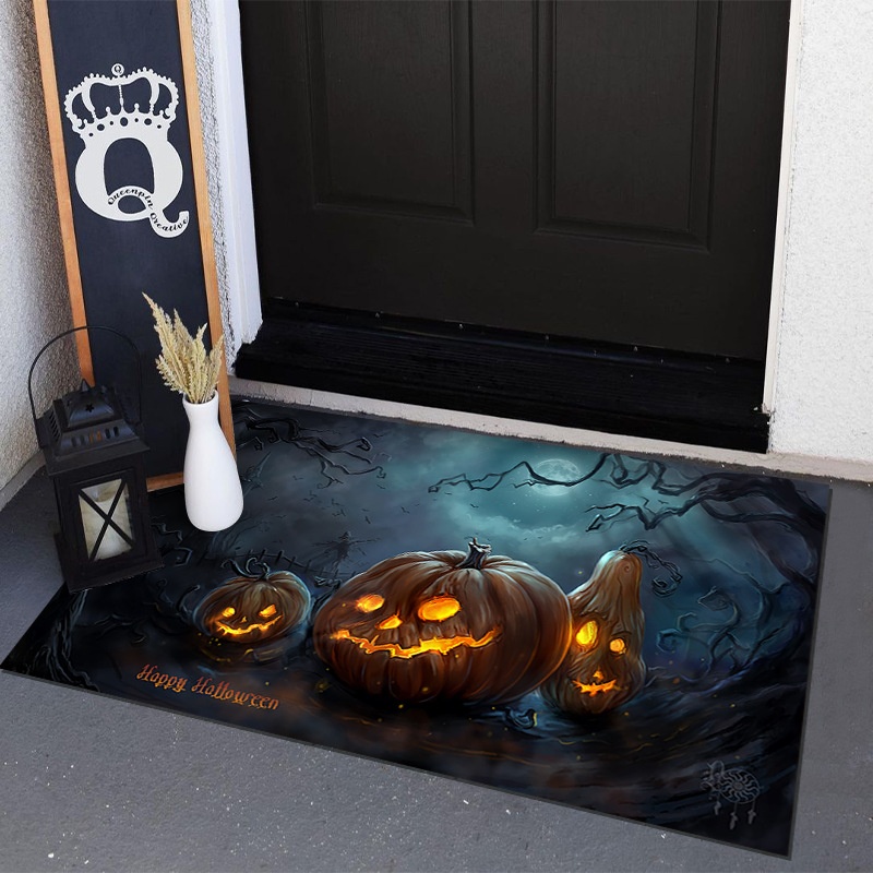 Halloween Entryway Doormat,Halloween Themed Door Mat,Welcome Mat For Entryway