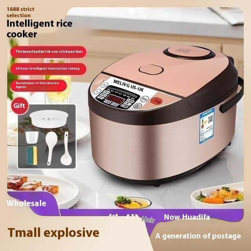 多功能家用电饭锅3-4人智能电饭煲不粘锅3-5升