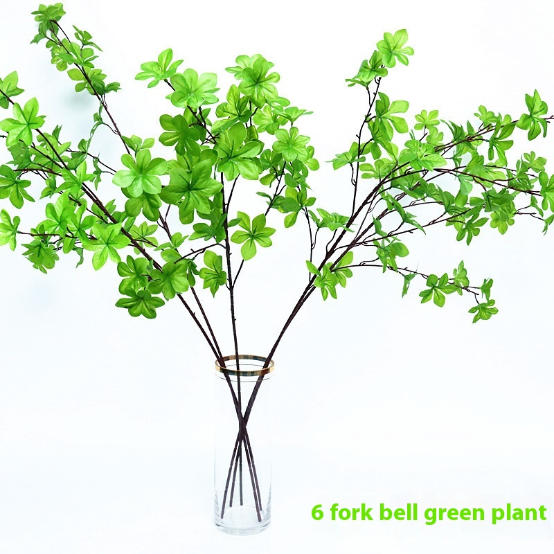 Simulation Bell Japanese Horse Drunken Wood Floor Potted Nordic Style Indoor Window Decoration Fake Green Plant Landscape Simulation Tree