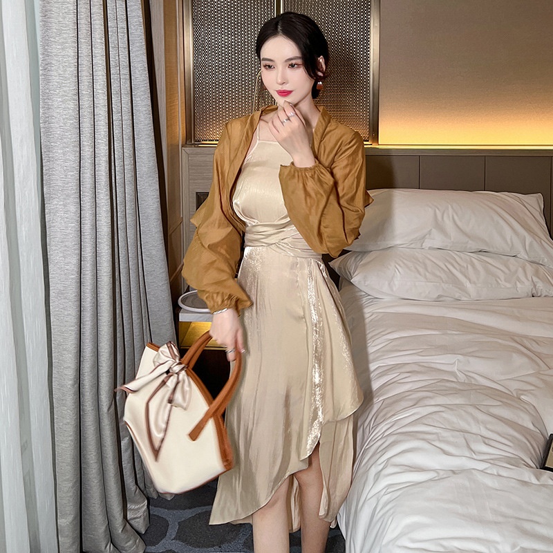 Summer Cardigan Jacket Women's Western-style Ruffled Short Top Light Outdoor Sun Protection Clothing4852