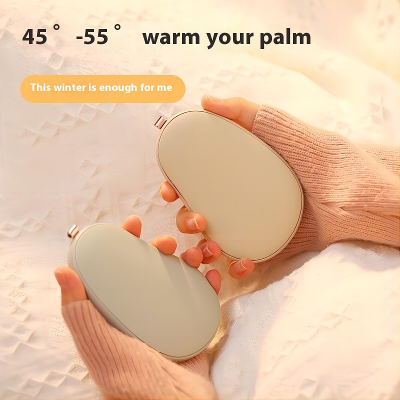 Hand Warmer Power Bank Two In One Charging Mini Portable Student Girl Portable Heating Hand Warmer Egg