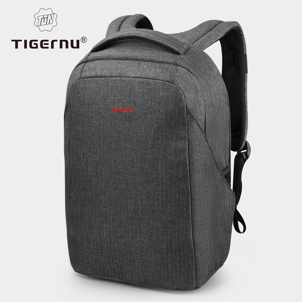 Tigernu European And American Fashion Backpack Waterproof Breathable Wear-resistant Computer Backpack Large Capacity Travel Student Schoolbag