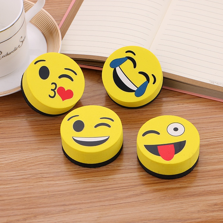 Creative Cartoon Magnetic Whiteboard Eraser Office Learning Supplies Cute Repeated Wipe Board Sponge Eraser