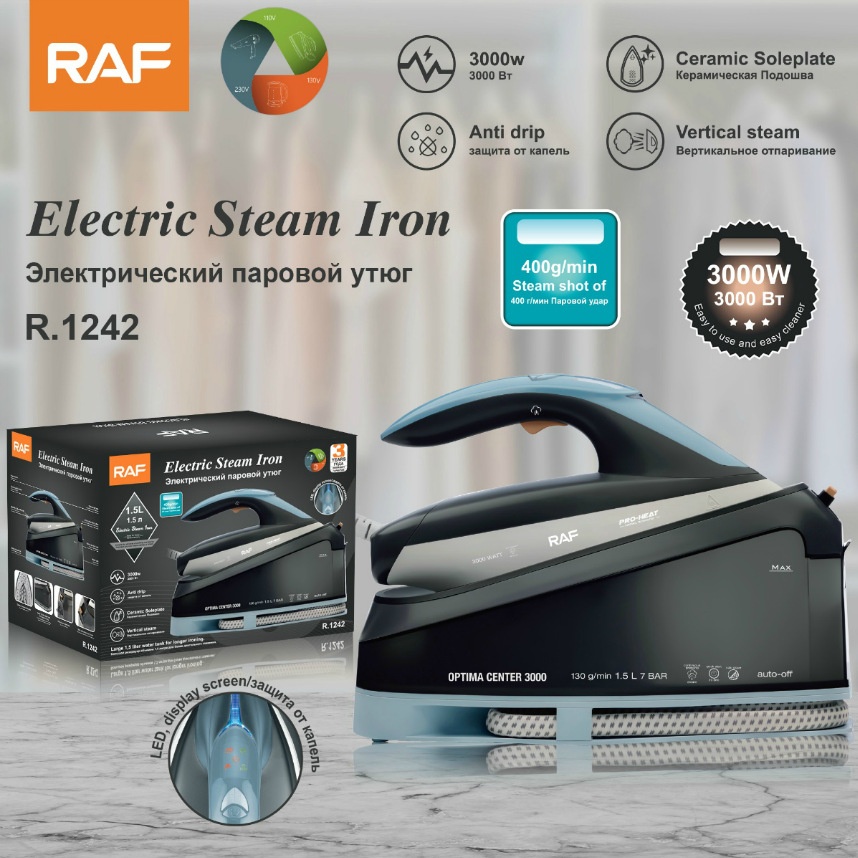 R A F European Standard Pressure Steam Iron Bottle-type Commercial Household Hanging Ironing Machine High-power Iron