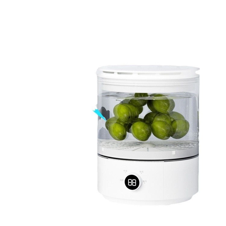 Fruit Cleaning Machine Fully Automatic Household Fruit And Vegetable Purifier Food Disinfection Machine Dynamic Eddy Current Cleaning Artifact