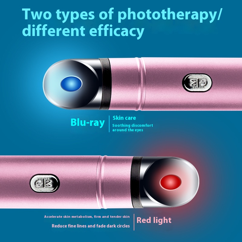 Eye Beautytrument Ice Compress Hot And Cold Household Vibration Inductiontrument Rejuvenation Beautytrument Eye Eye Cream Massage Stick Beautytrument