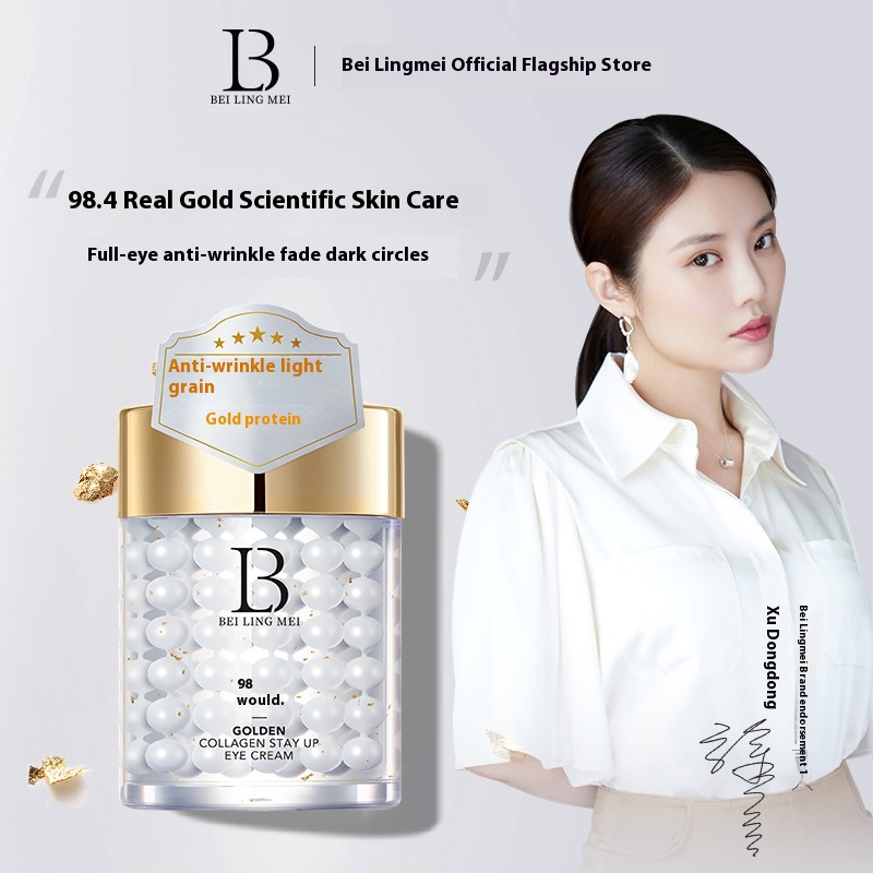 Bellin Beauty Gold Collagen Overnight Eye Cream Eye Care Hydrating, Moisturizing, Firming And Lightening Dark Circles And Eye Bags