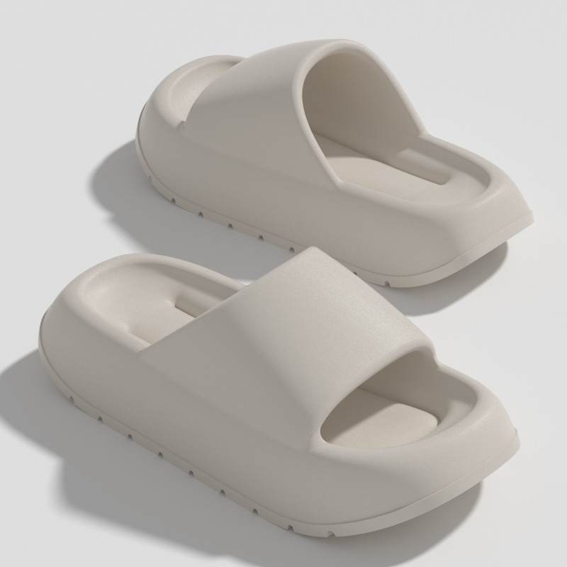 Simple Thick-soled Height-enhancing Sandals For Women In Summer,Soft-soled,Breathable,Non-slip Slippers For Indoor Use