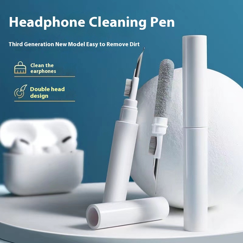 Bluetooth Headset Cleaning Brush Earbuds Clean Pen Keyboard Cleaner Earbuds Cleaning Pen