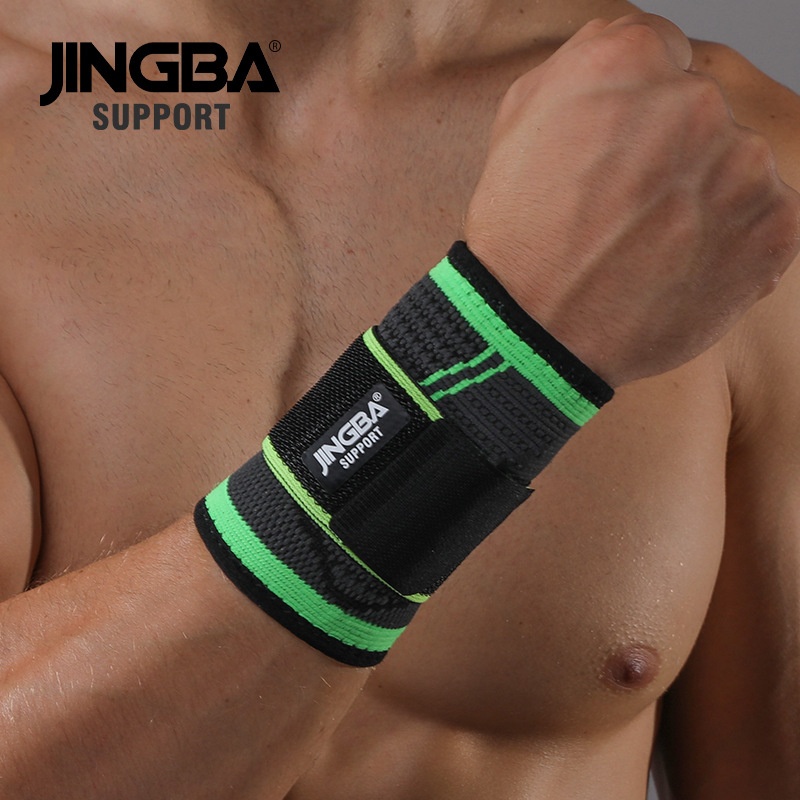 JINGBASports Wrist Guard Basketball Tennis Fitness Outdoor Cycling Pressurized Sweat-absorbent Breathable Protective Gears
