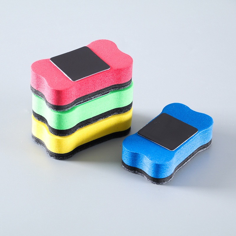 Eva Magnetic Board Eraser Colorful Small Bone EVAWhiteboard Eraser Children's Cleaning Board Eraser Blackboard Eraser Dropshipping