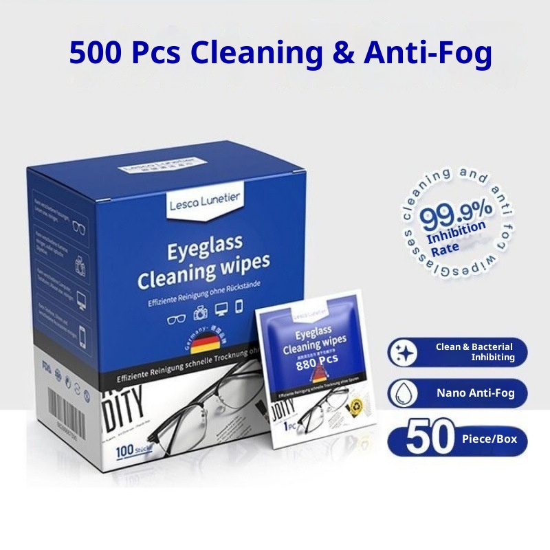 德国眼镜清洁湿巾冬天眼睛布一次性擦拭纸镜片防雾屏幕