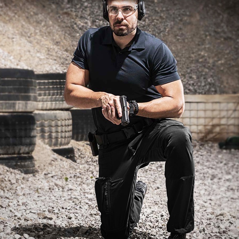 P40 Tactical Knee-pad Trousers Men's Outdoor Training Military Fan Pants Wear-resistant Breathable Multi-pocket Workwear