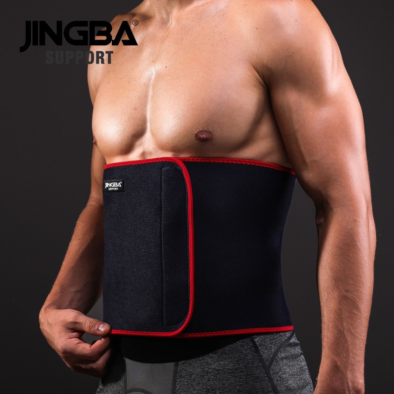 JINGBASweat Waist Yoga Running Belt Outdoor Sports Fitness Widened Waist Protectors