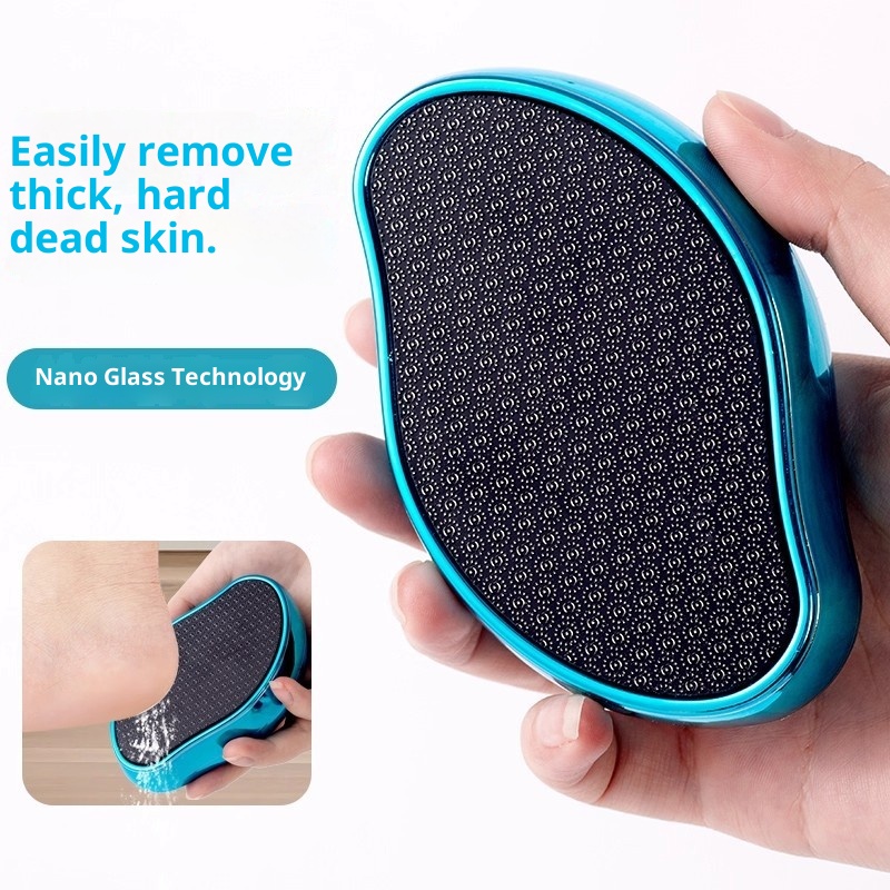 Foot File Tool For Removing Dead Skin And Calluses From Heels, Household Foot Care Tool, Nano Glass Foot Scrubber, Foot File Stone