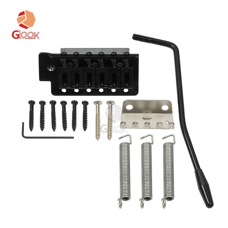 Electric Guitar Single Rocker Bridge Vibrato System Set Tailpiece Tailpiece Bridgetrument Accessories