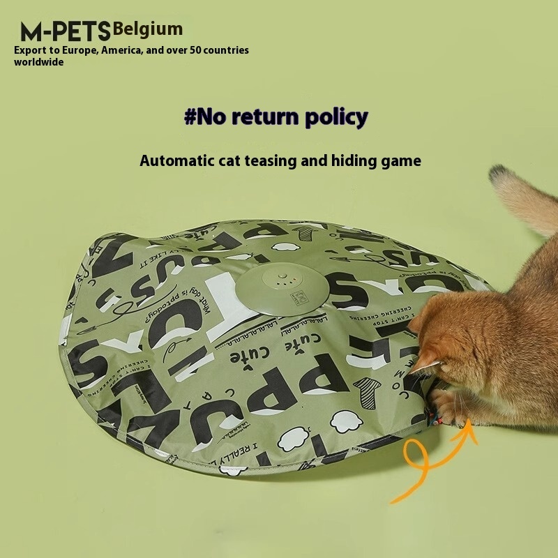 Cat Toy Self-Hei Solving Artifact Automatic Cat Teaser Intelligent Cat Turntable Cat Tease Stick Kitten Electric Cat Toy