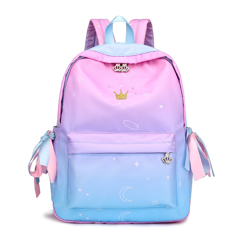 Korean-Style Nylon Backpack,College Style,Large Capacity,Fashionable Lightweight School Bag For Women
