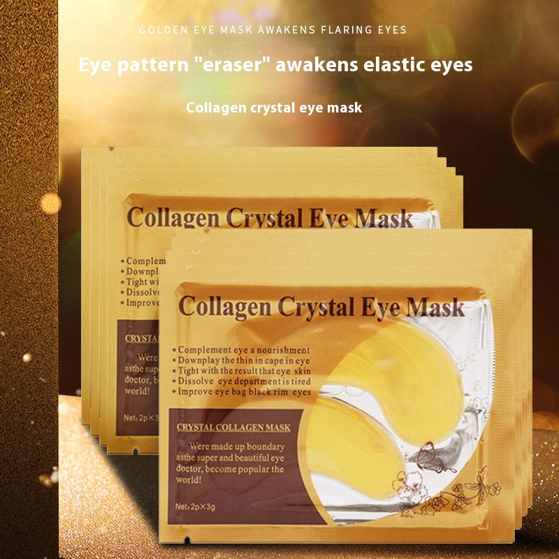 Collagen Crystal Eye Mask O E M Processing O E M Custom Gold Eye Mask Patch To Reduce Fine Lines And Dark Circles