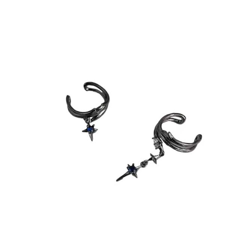 Dark Style Thorns Asymmetric Ear Clip Women's Sweet Cool Distinctive Ear Clip Without Ear Holes Fashion High-end Sense Earrings Earrings