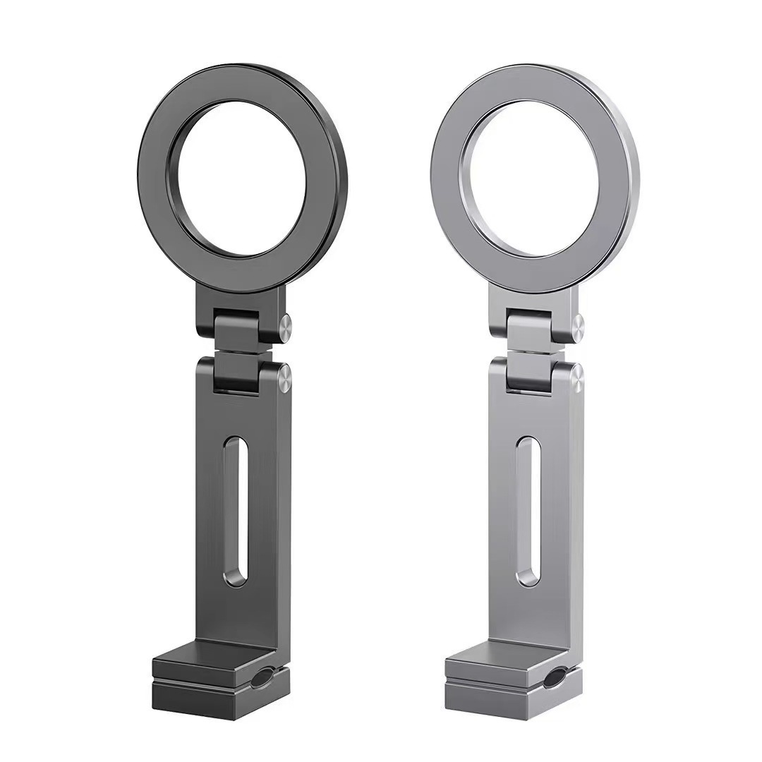 Magsafe Magnetic Mobile Phone Holder Abs Folding Rotating Desktop Holder Travel Portable