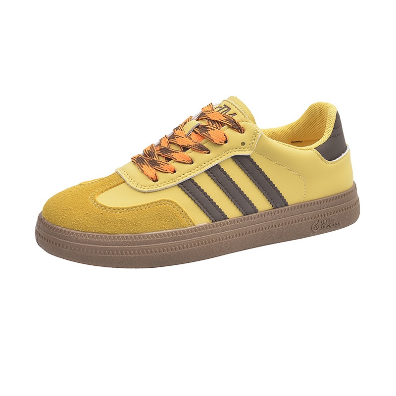 Yellow German Training Shoes Women's Spring And Summer Super Fire Classic Retro All-match Sneakers Lightweight Soft-soled Forrest Gump Shoes