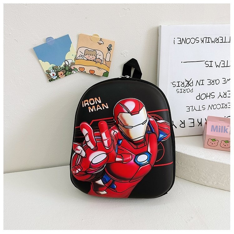 Export Kidsren's Small Animal Stereo Hard Shell Schoolbag 2-7 Years Old Kindergarten Small School Bag Ultra-light Cartoon Shoulder