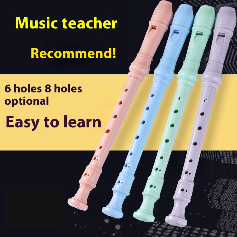 Chimei Recorder8-hole6-hole Treble German-style Children's Eight-hole And Six-hole Recordertrument For Elementary School Students
