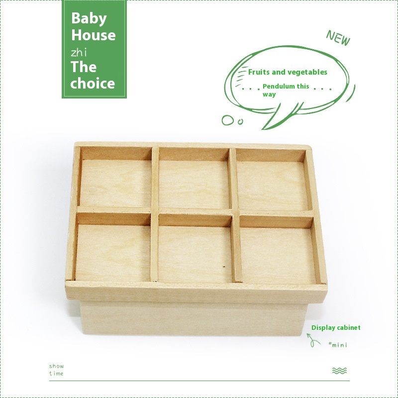 1:12 Doll House Accessories Miniature Model Toys Ob11 Home Creative Decoration Mini Fruit Display Cabinet M140