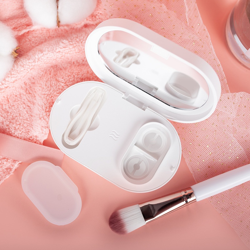 Era Clean/GM01 Ultrasonic Cleaning Machine Contact Lens Cleaner Beauty Lens Box Small Portable