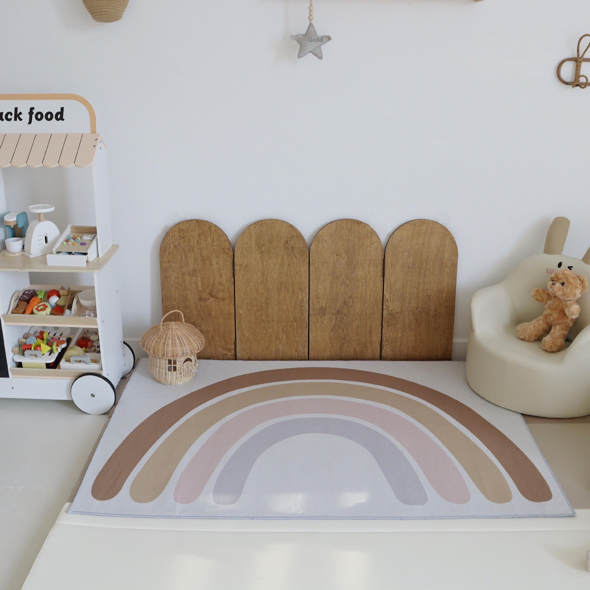 Rainbow Floor Mat European And American Style Children's Crawling Mat Baby Game Mat Children's Home Photography Props