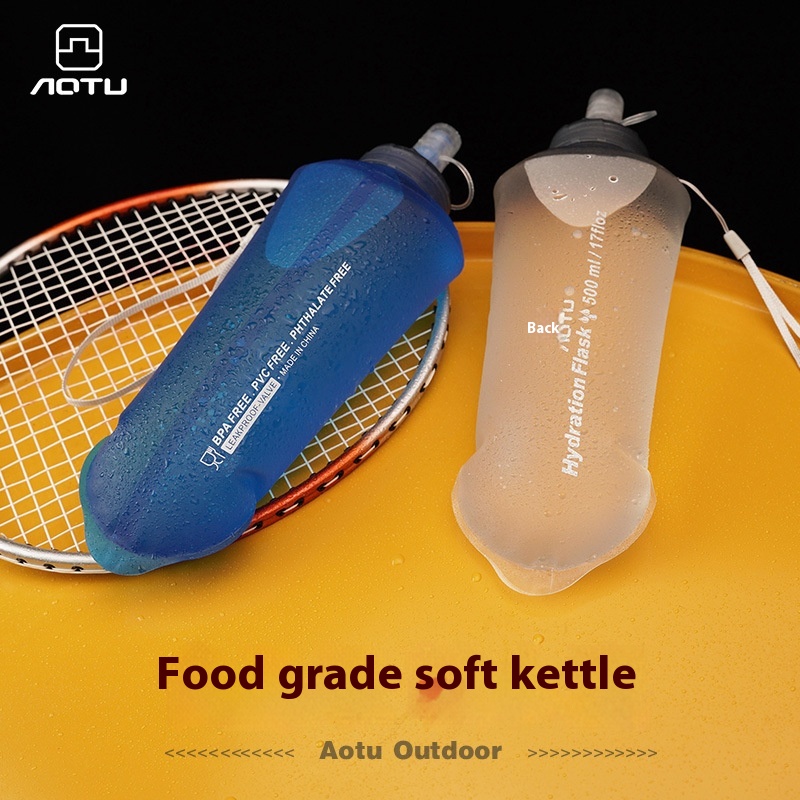 Concave And Convex Outdoor Soft Water Bag Cross-country Running Soft Water Bottle Cup Portable Silicone Foldable Water Cup AT6611